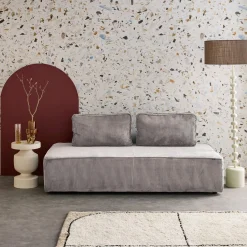 Fauteuil in corduroy 2 zitplaatsen