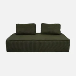 Fauteuil in corduroy 2 zitplaatsen