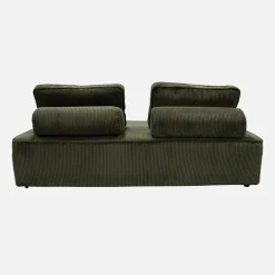 Fauteuil in corduroy 2 zitplaatsen