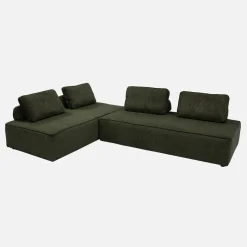Fauteuil in corduroy 2 zitplaatsen