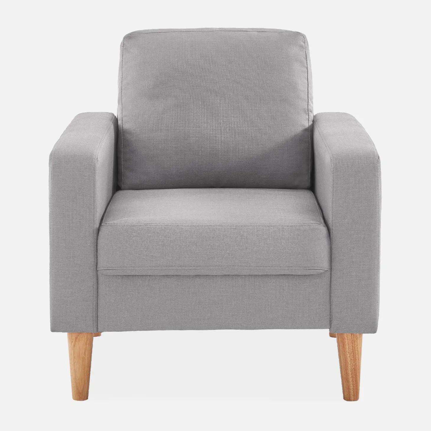 Fauteuil met houten poten