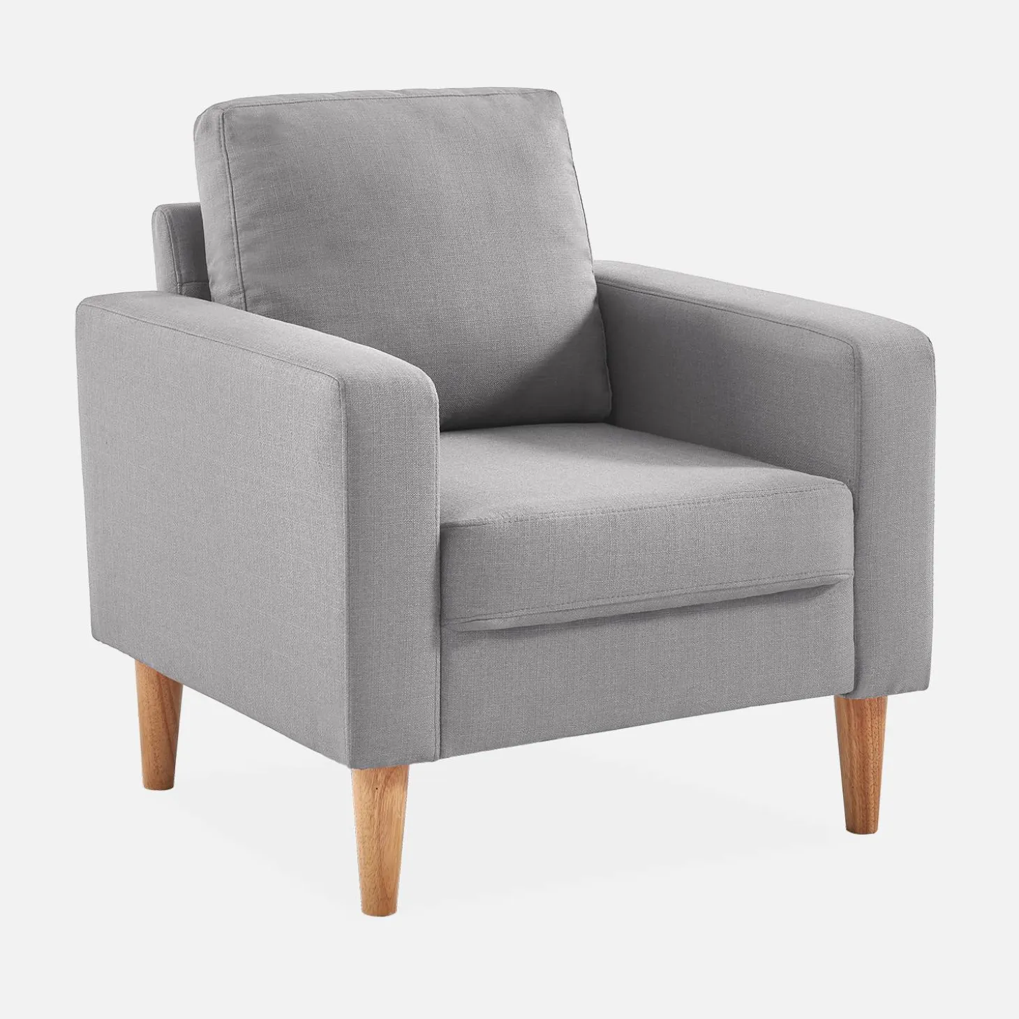 Fauteuil met houten poten