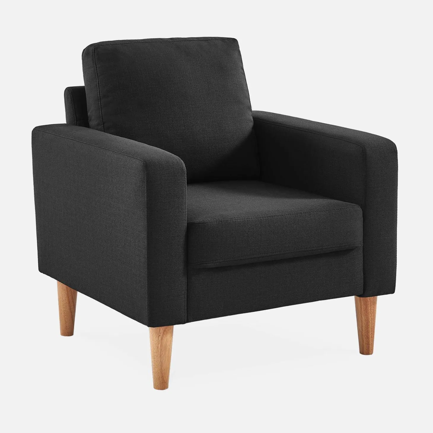 Fauteuil met houten poten