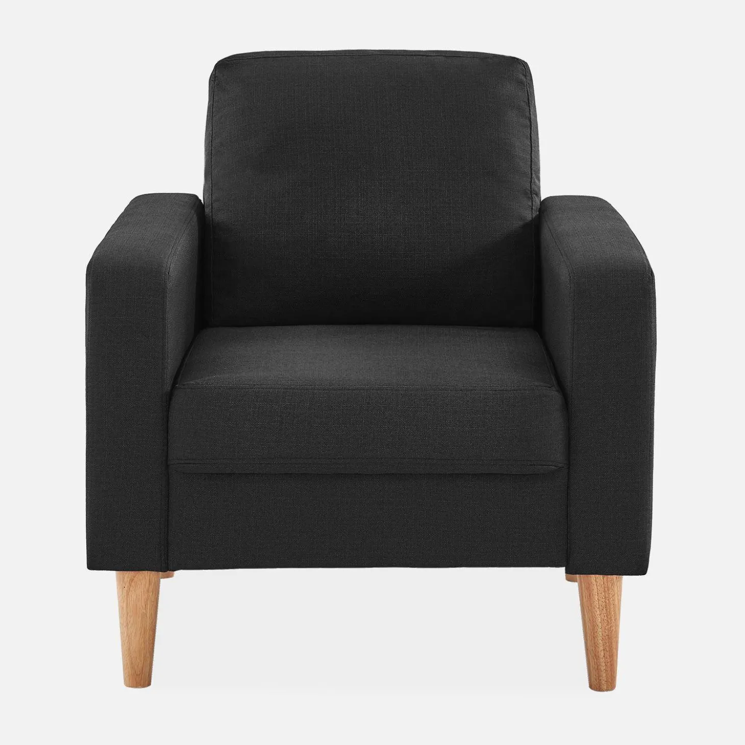 Fauteuil met houten poten