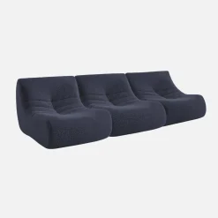 Fauteuils alpaca-effect stof Sokol 1 zitplaats (set van 3)
