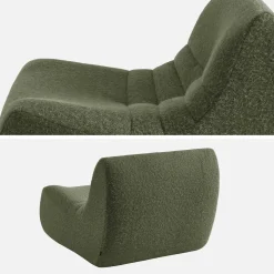 Fauteuils alpaca-effect stof Sokol 1 zitplaats (set van 2)