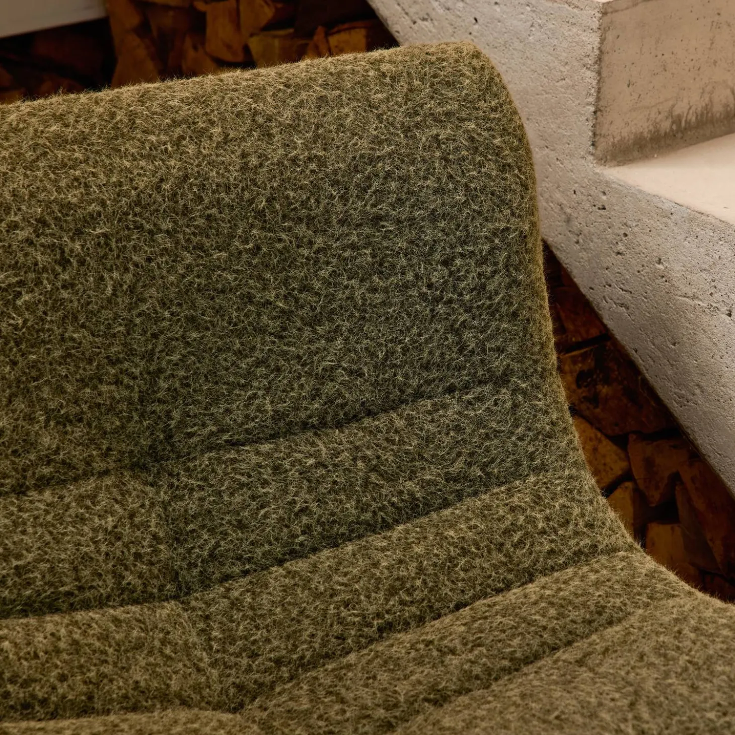 Fauteuils alpaca-effect stof Sokol 1 zitplaats (set van 2)