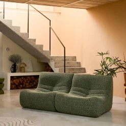 Fauteuils alpaca-effect stof Sokol 1 zitplaats (set van 2)