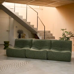 Fauteuils alpaca-effect stof Sokol 1 zitplaats (set van 3)
