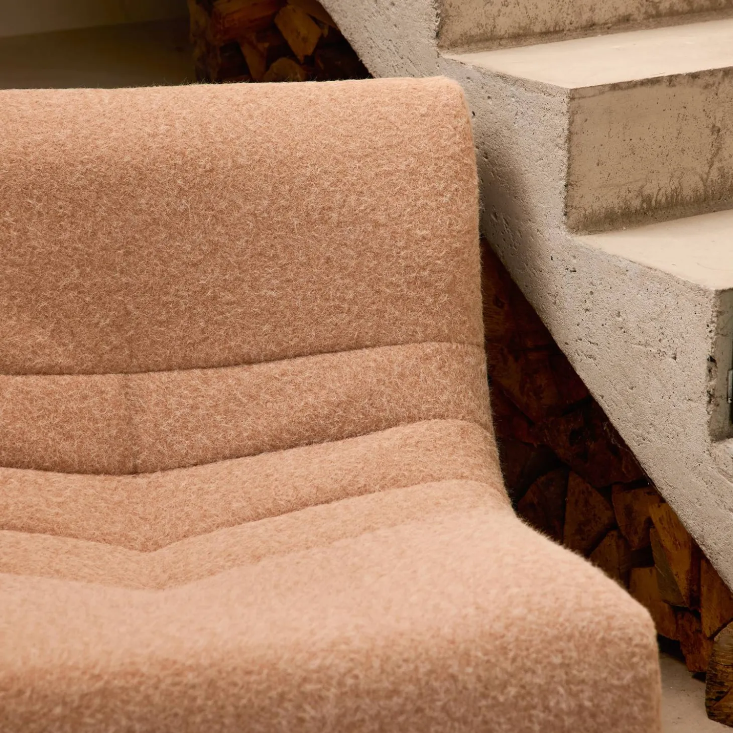 Fauteuils alpaca-effect stof Sokol 1 zitplaats (set van 3)