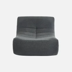 Fauteuils boucléstof Sokol 1 zitplaats (set van 2)