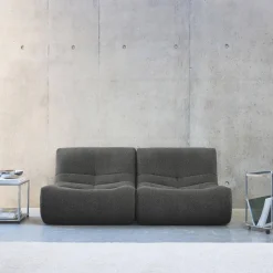 Fauteuils boucléstof Sokol 1 zitplaats (set van 2)