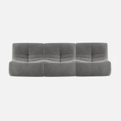 Fauteuils boucléstof Sokol 1 zitplaats (set van 3)