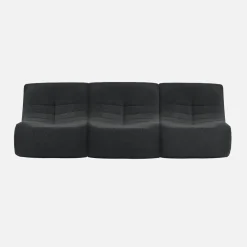 Fauteuils boucléstof Sokol 1 zitplaats (set van 3)