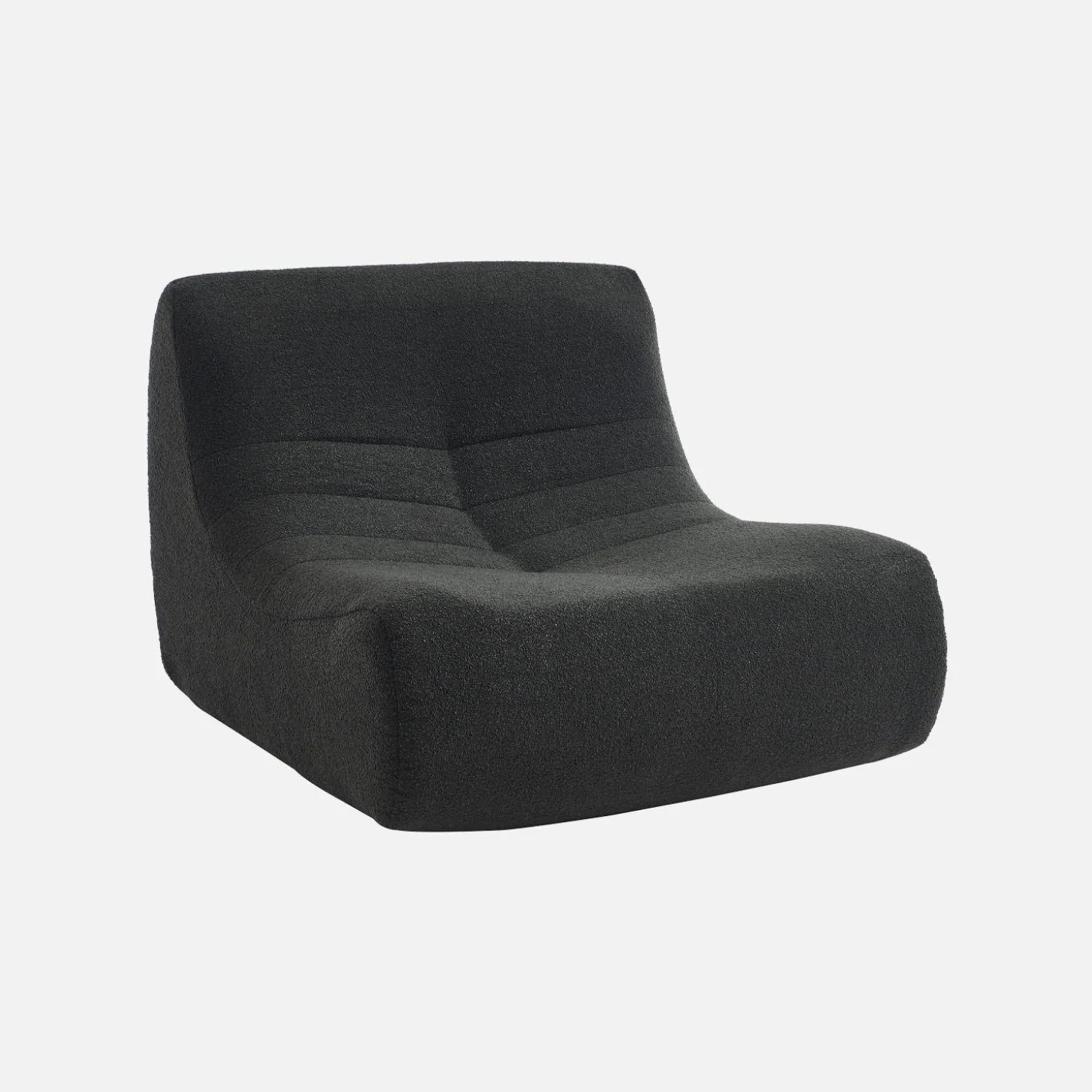 Fauteuils boucléstof Sokol 1 zitplaats (set van 2)