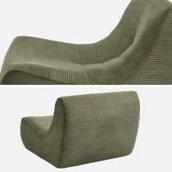 Fauteuils corduroy Sokol 1 zitplaats (set van 3)