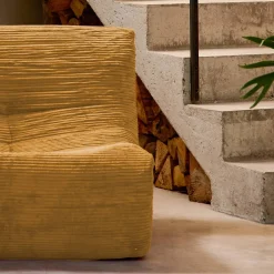 Fauteuils corduroy Sokol 1 zitplaats (set van 3)