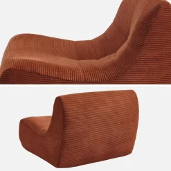 Fauteuils corduroy Sokol 1 zitplaats (set van 3)