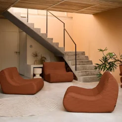 Fauteuils corduroy Sokol 1 zitplaats (set van 3)