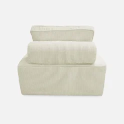 Fauteuils corduroy 1 zitplaats (set van 3)