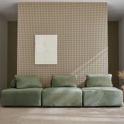 Fauteuils corduroy 1 zitplaats (set van 3)