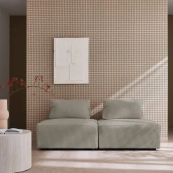 Fauteuils corduroy 1 zitplaats (set van 2)