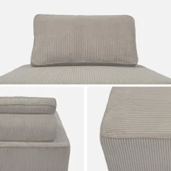 Fauteuils corduroy 1 zitplaats (set van 2)