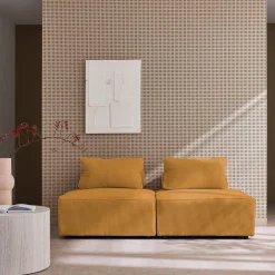Fauteuils corduroy 1 zitplaats (set van 2)