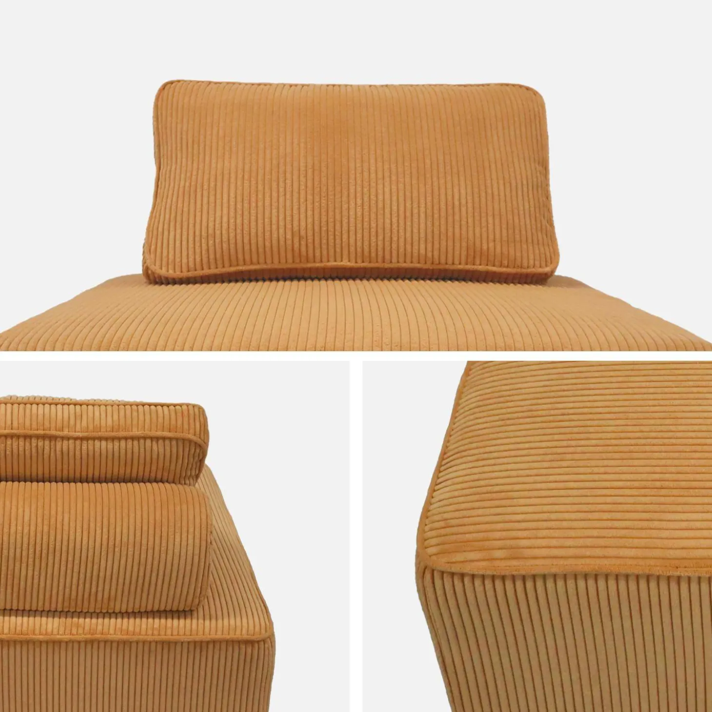 Fauteuils corduroy 1 zitplaats (set van 2)