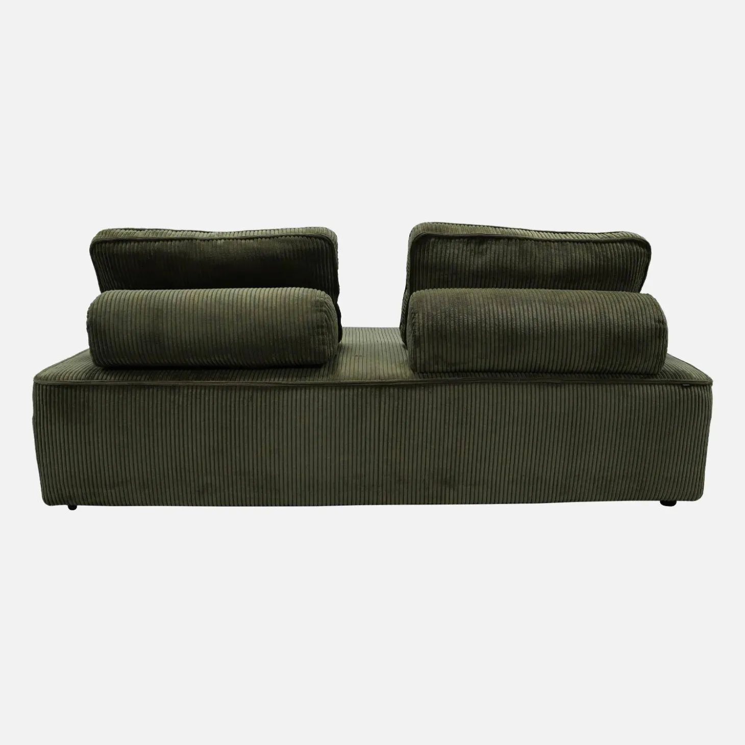 Fauteuils in corduroy 2 zitplaatsen (set van 2)