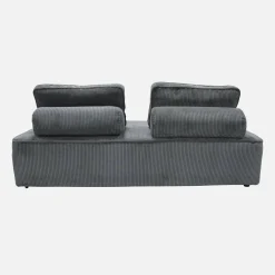 Fauteuils in corduroy 2 zitplaatsen (set van 2)