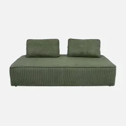 Fauteuils in corduroy 2 zitplaatsen (set van 2)