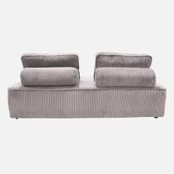 Fauteuils in corduroy 2 zitplaatsen (set van 2)