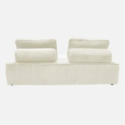 Fauteuils in corduroy 2 zitplaatsen (set van 2)