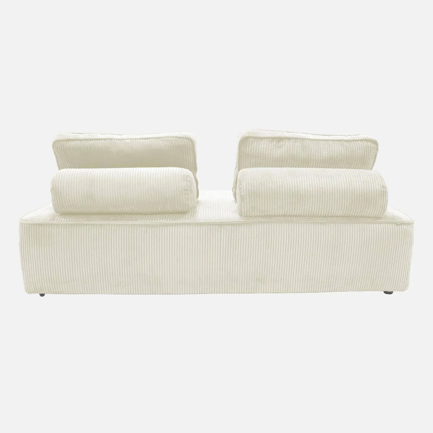 Fauteuils in corduroy 2 zitplaatsen (set van 2)