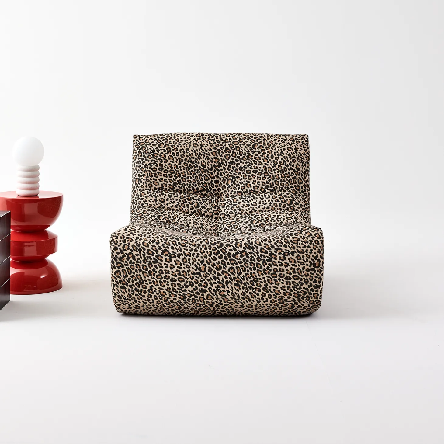 Fauteuil stof Sokol 1 zitplaats luipaardprint
