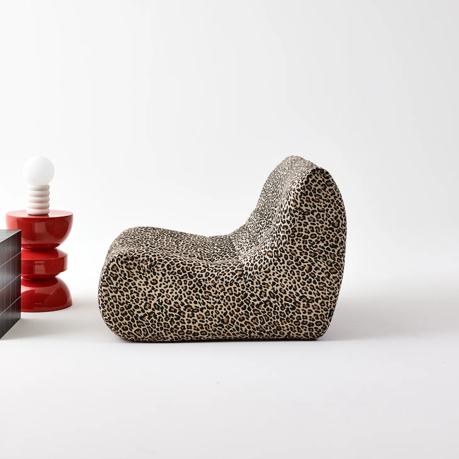 Fauteuil stof Sokol 1 zitplaats luipaardprint