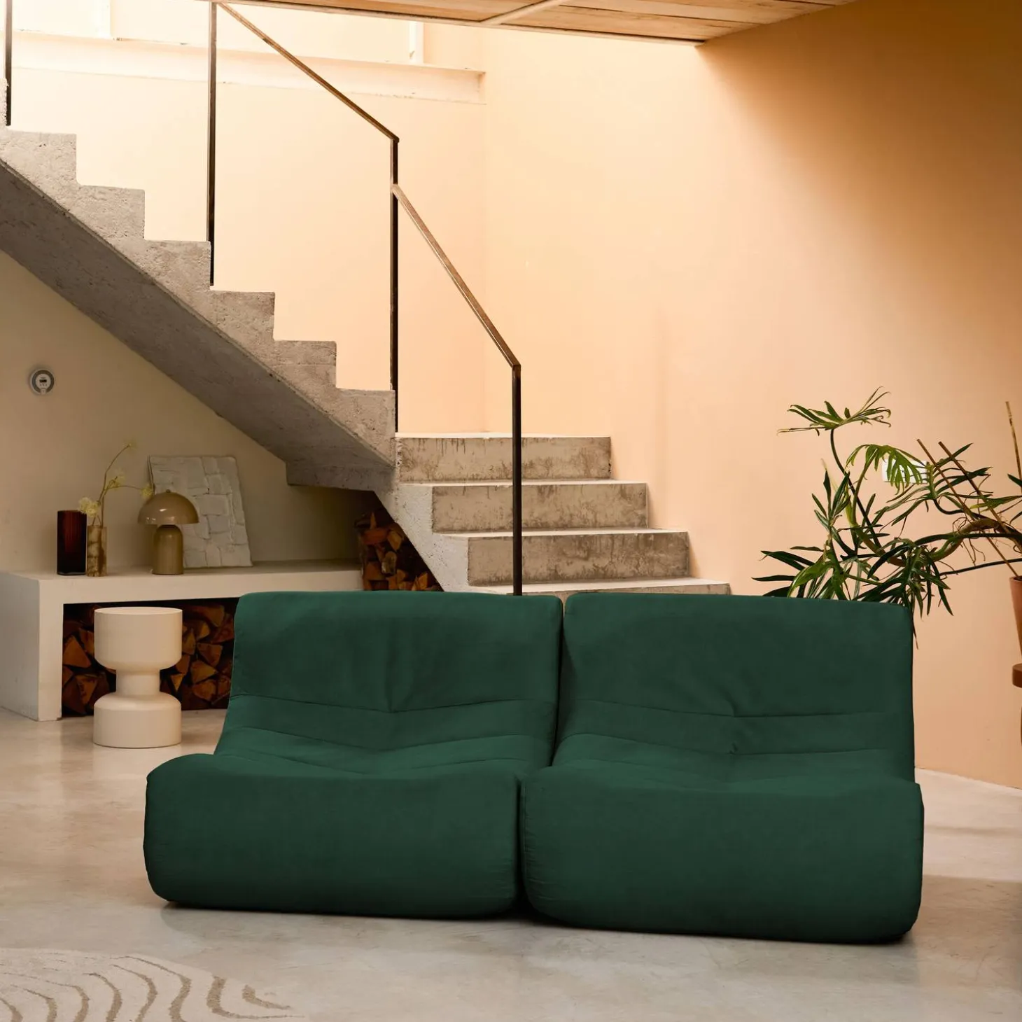 Fauteuils waterafstotend velours Sokol 1 zitplaats (set van 2)