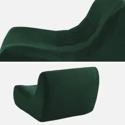 Fauteuils waterafstotend velours Sokol 1 zitplaats (set van 3)