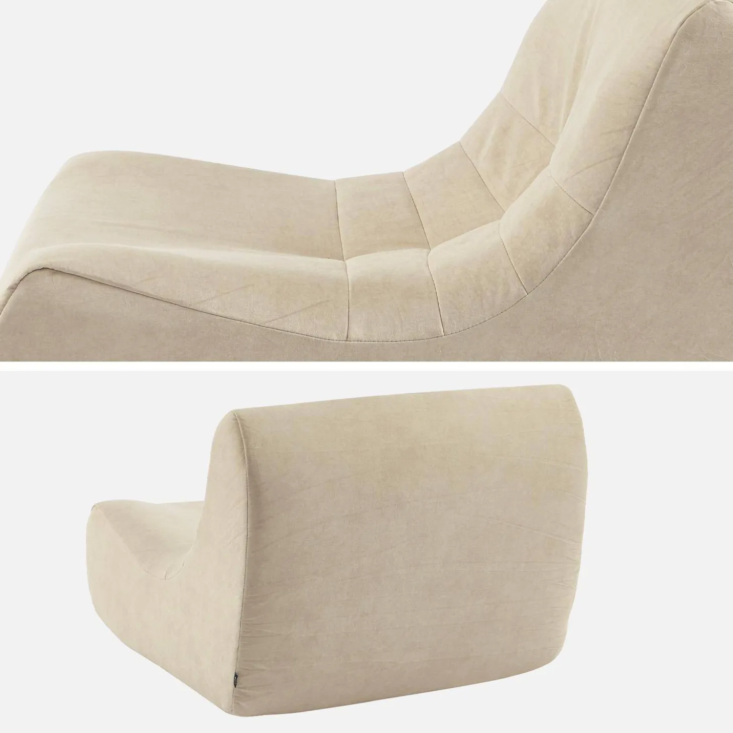 Fauteuils waterafstotend velours Sokol 1 zitplaats (set van 2)