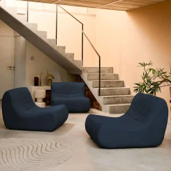 Fauteuils waterafstotend velours Sokol 1 zitplaats (set van 3)