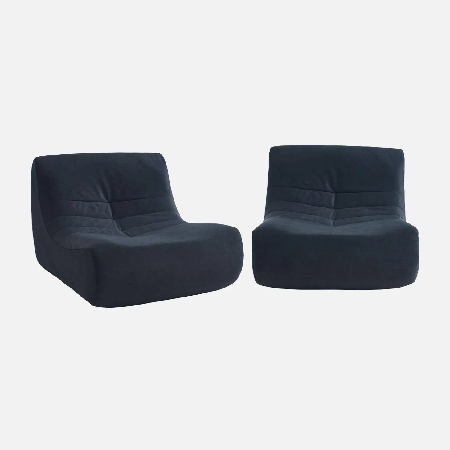 Fauteuils waterafstotend velours Sokol 1 zitplaats (set van 2)