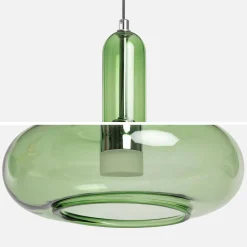 Glazen hanglamp interieur LED Ø15cm