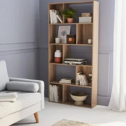 Half open boekenkast met 10 vakken
