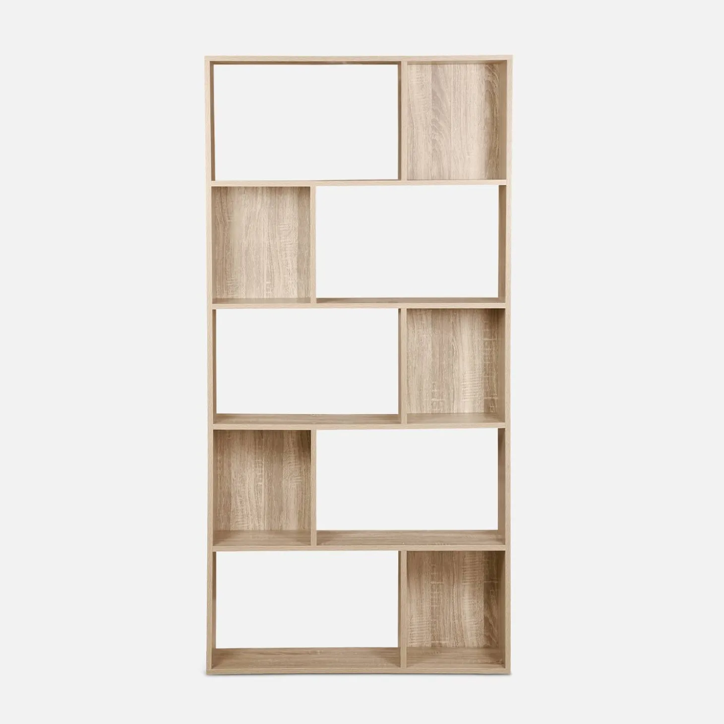 Half open boekenkast met 10 vakken
