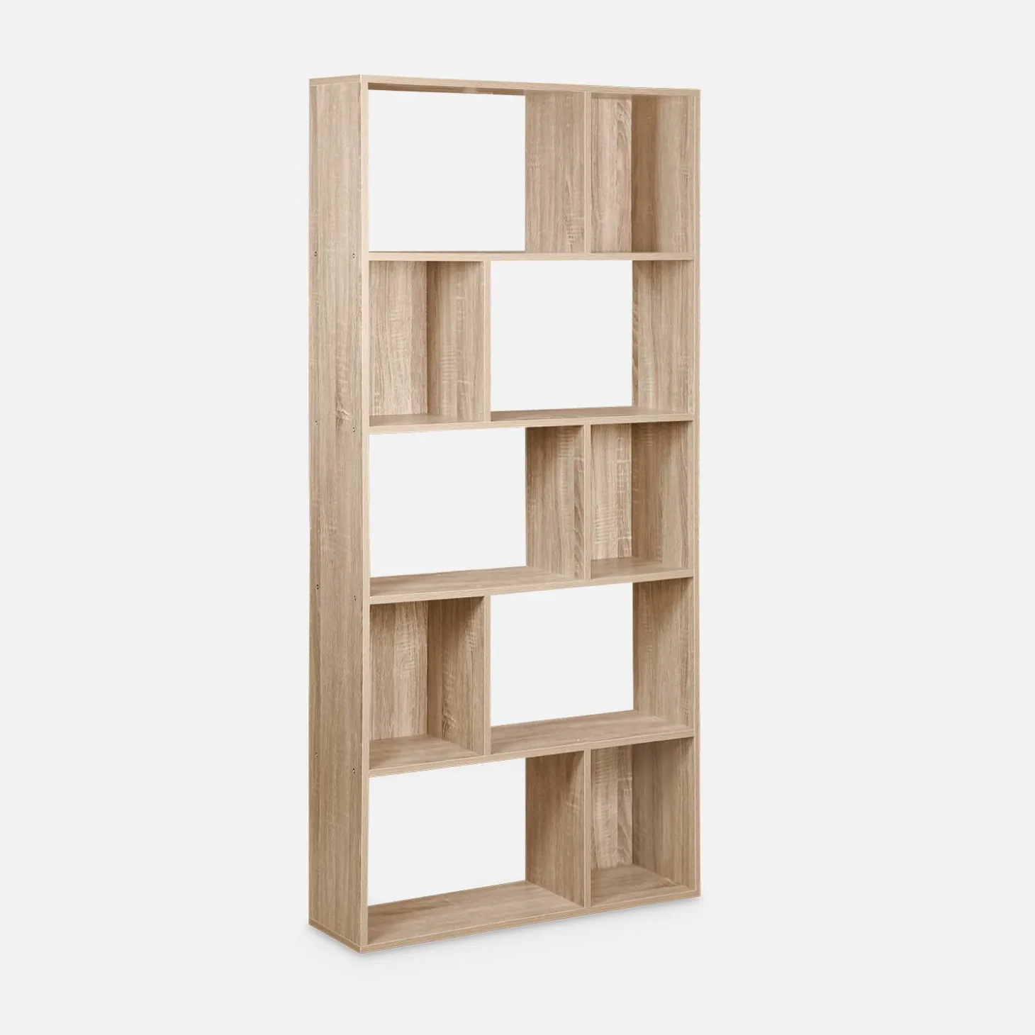 Half open boekenkast met 10 vakken