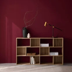 Half open boekenkast met 12 vakken