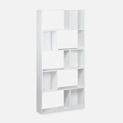 Half open boekenkast met 10 vakken