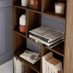 Half open boekenkast met 10 vakken