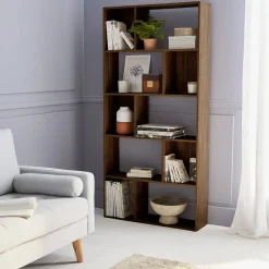 Half open boekenkast met 10 vakken